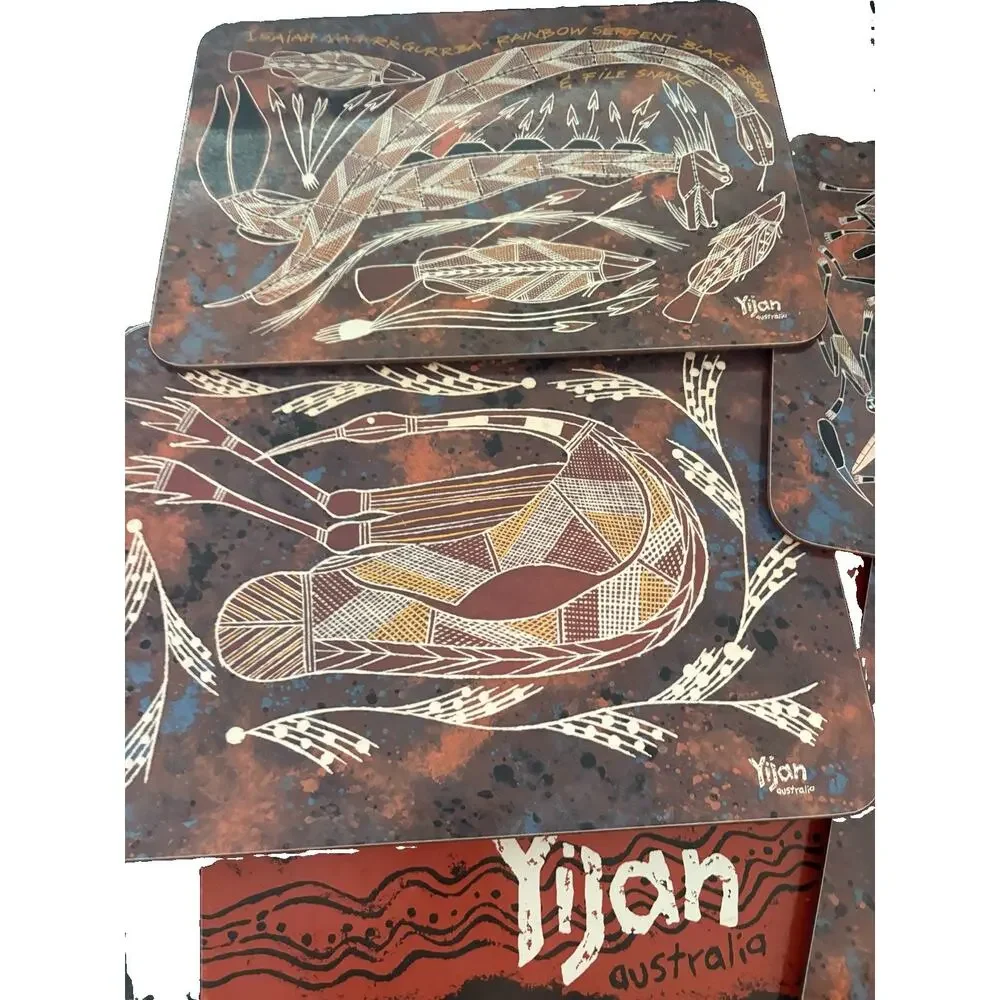 Yijan Australia Injalak Placemats Set Of 6 Jason Products New Zealand Aboriginal